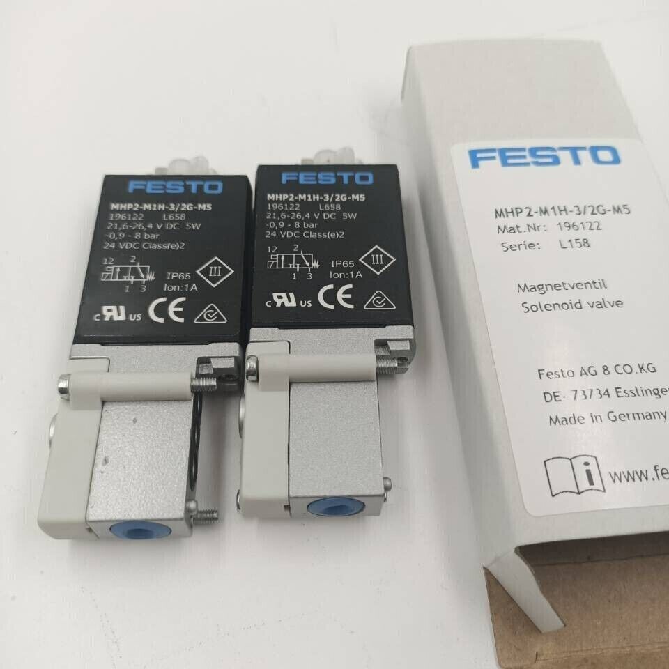 FESTO MEBH-5/2-1/8-P-B 173006 Solenoid Valve - FESTO