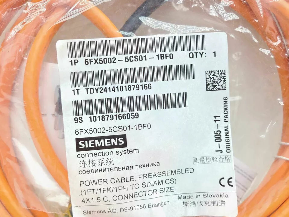 new 1PC  Siemens 6FX5002-5CS01-1BF0 Servo Power Cable 6FX5 002-5CS01-1BF0