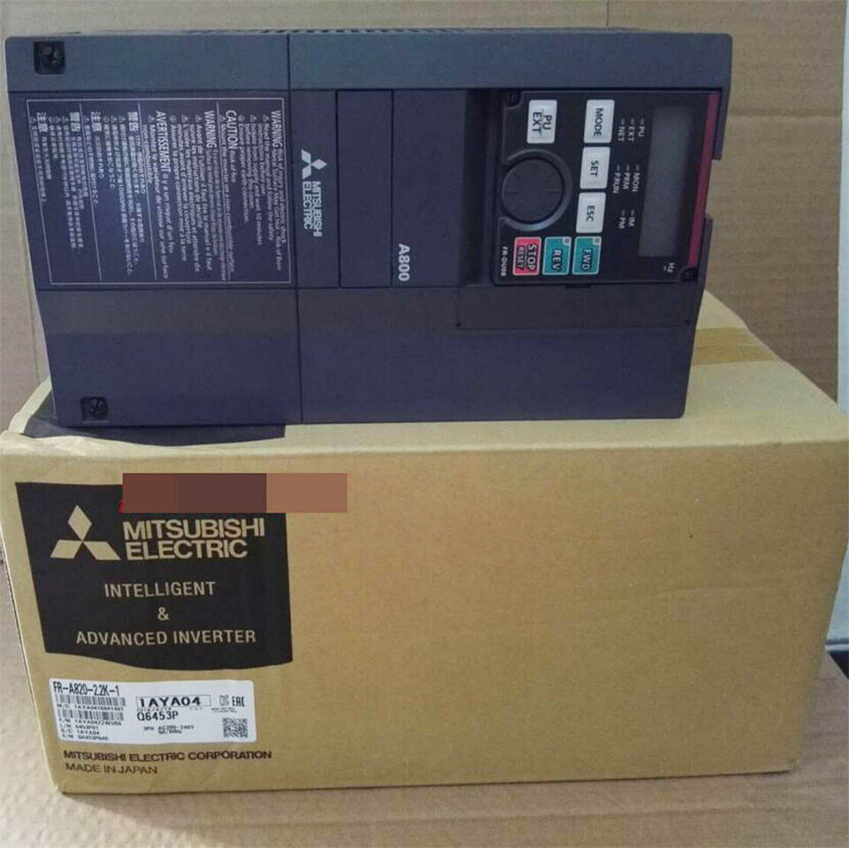 new One Mitsubishi FR-A820-2.2K-1 Inverter FRA8202.2K1 ping - MITSUBISHI