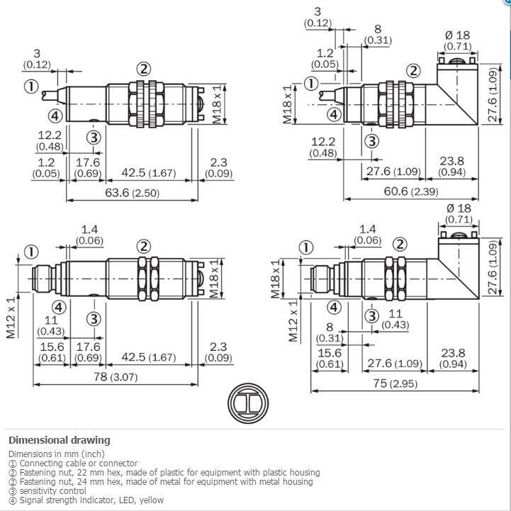 VL18-4P3940 Proximity Switch - SICK