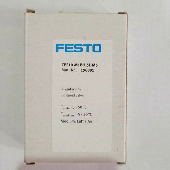 new 1PC Festo CPE10-M1BH-5L-M5 196881 Solenoid Valve ping - FESTO