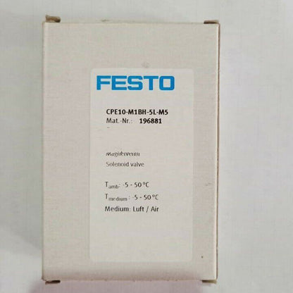 new 1PC Festo CPE10-M1BH-5L-M5 196881 Solenoid Valve ping - FESTO