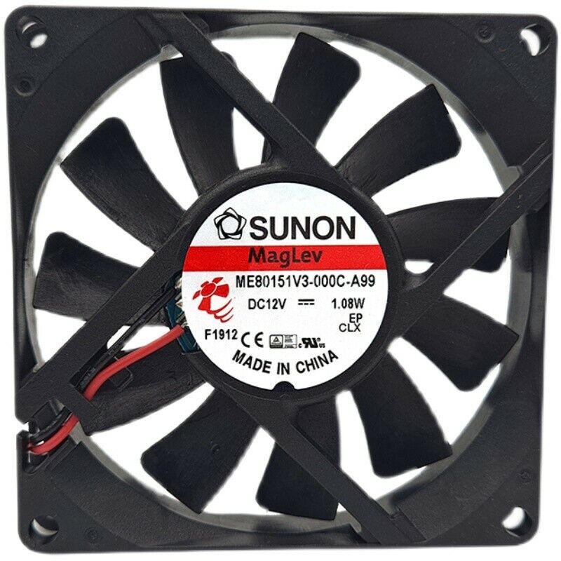 new 1PC Silent Cooling Fan 2Pin ME80151V3-000C-A99 80X80X15MM 8015 12V 1.08W - ME CONTROL SYSTEMS