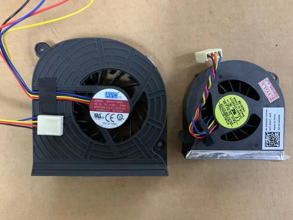 new 1PC For Inspiron One 2305 2310 for CPU+GPU Cooling fan - KOEED