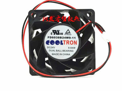 new 1PC Gale volume inverter cooling fan FD6038B24W9-11 6038 24V 8.64W - GALE