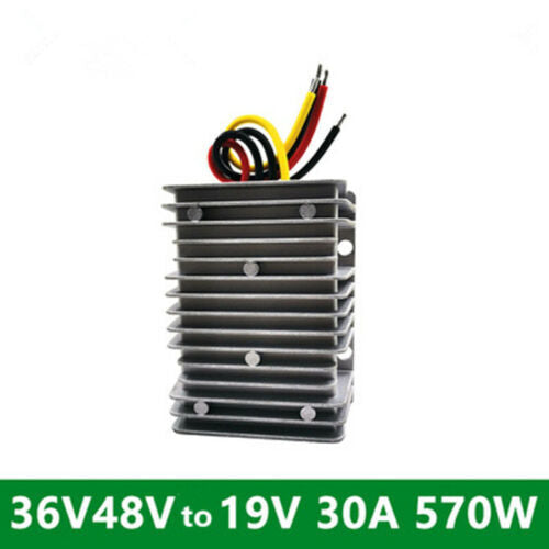 new 36V/48V to 19V 30A 570W Buck Converter DC-DC Regulator Car Waterproof Power