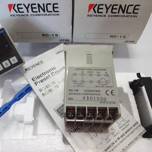 new 1PC Keyence RC-19 Electronic Display Preset Counter RC19 ping - KEYENCE