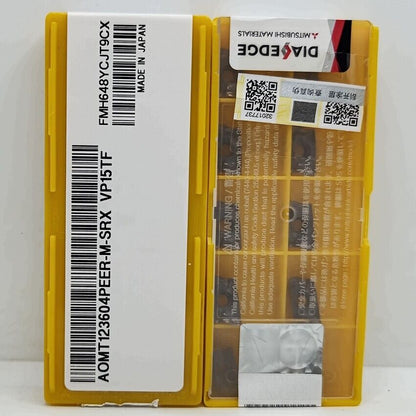 new 10pcs/box Mitsubishi AOMT123604PEER-M VP15TF Carbide Inserts - MITSUBISHI