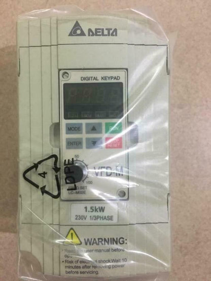 new Delta VFD015M21A 230V 1.5KW Phase Frequency Converter One - DELTA