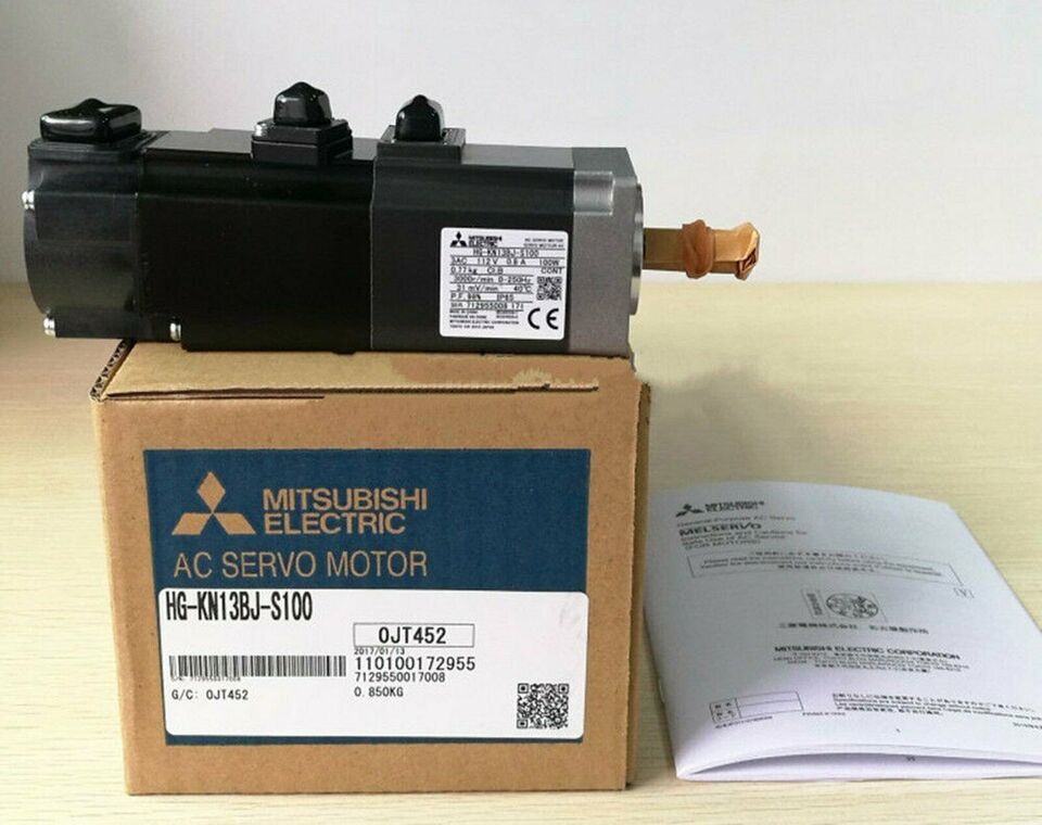 new One Mitsubishi HG-KN13BJ-S100 AC Servo Motor ping HGKN13BJS100 - MITSUBISHI