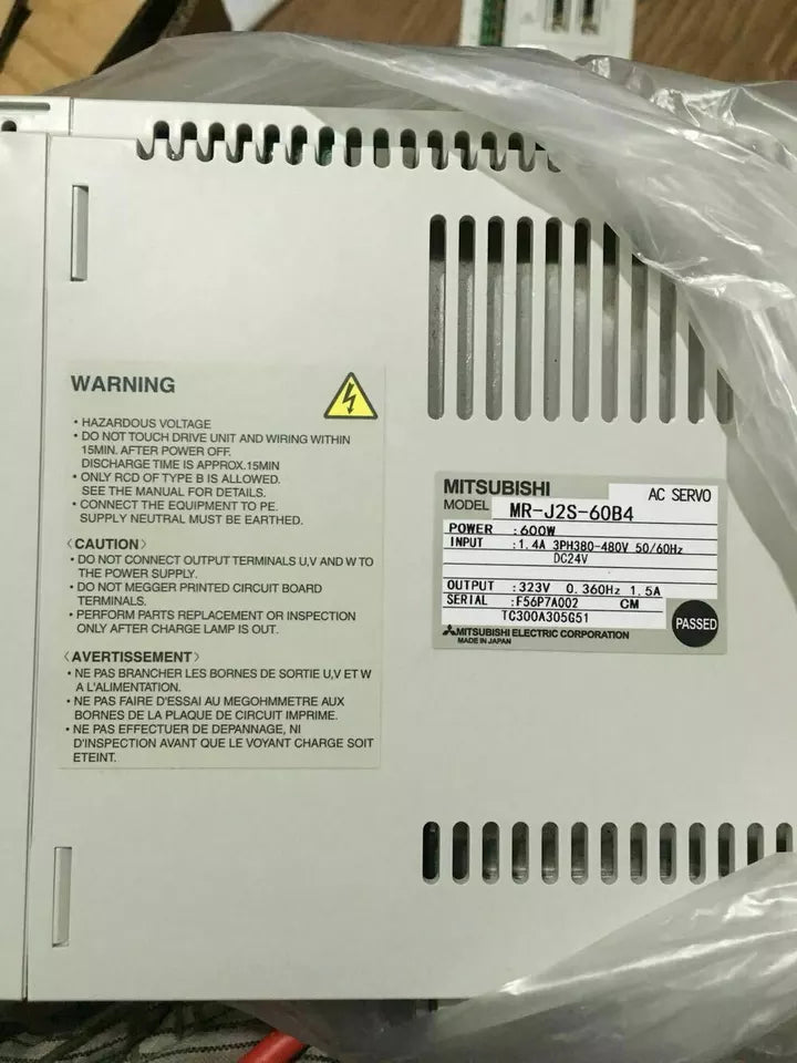 new 1PC Mitsubishi MR-J2S-60B4 Servo Drive MRJ2S60B4 ping - MITSUBISHI