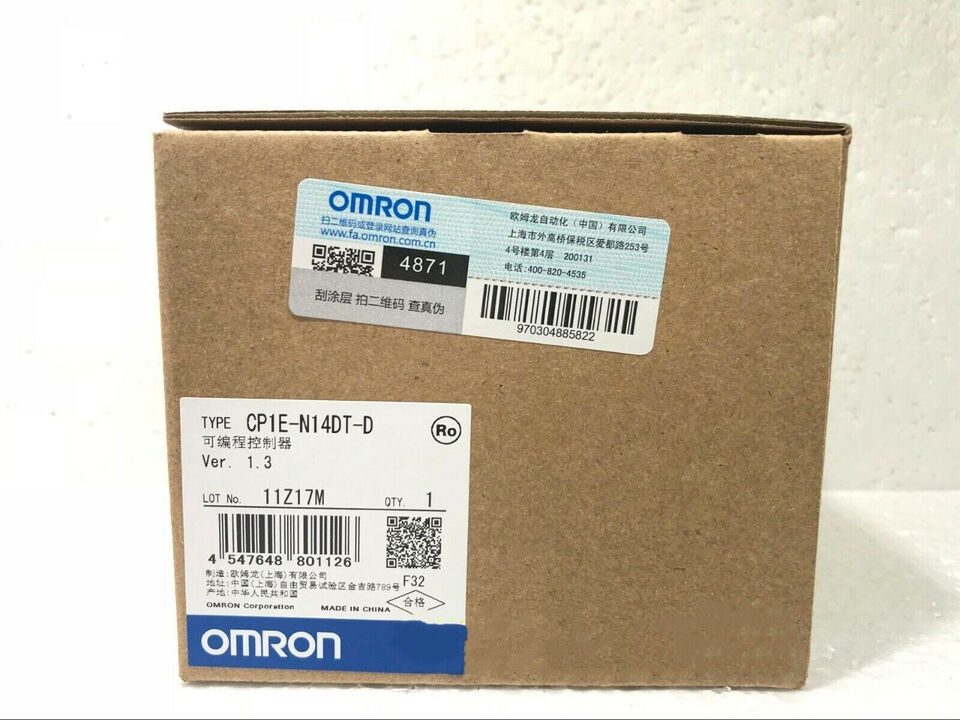new 1PC Omron CP1E-N14DT-D Programmable Controller CP1EN14DTD ping - OMRON