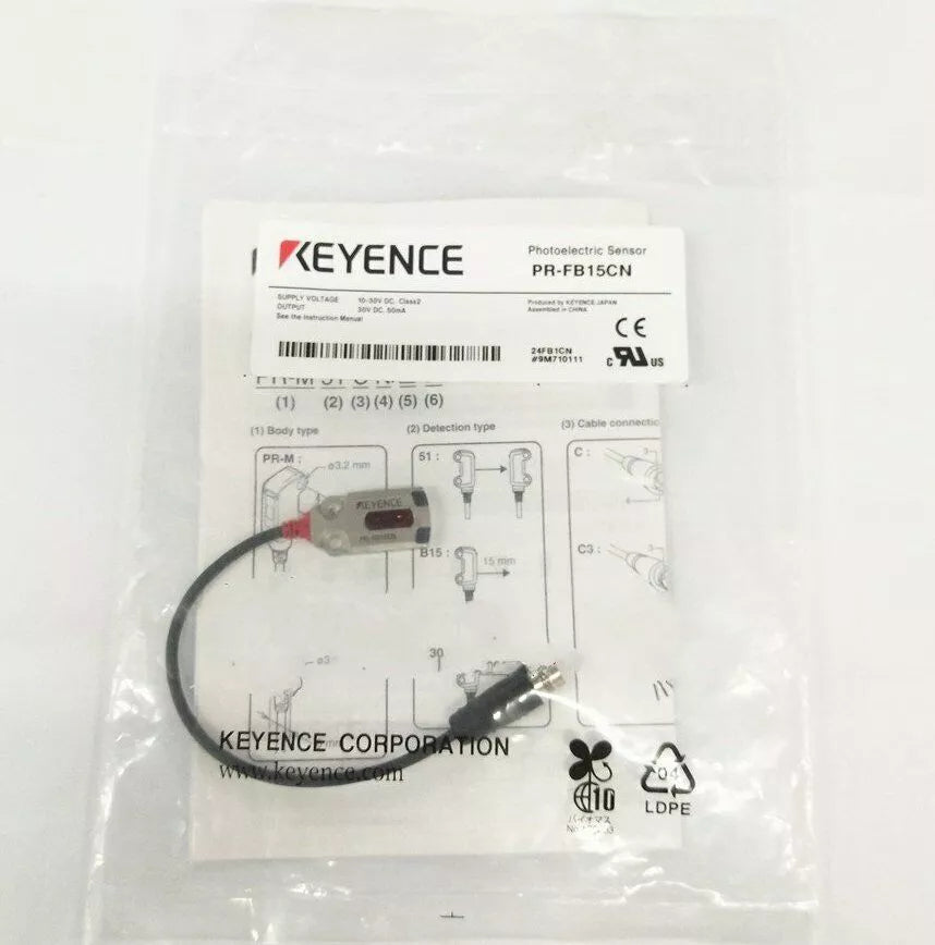 new 1PC Keyence PR-FB15CN Photoelectric Sensor PRFB15CN - KEYENCE