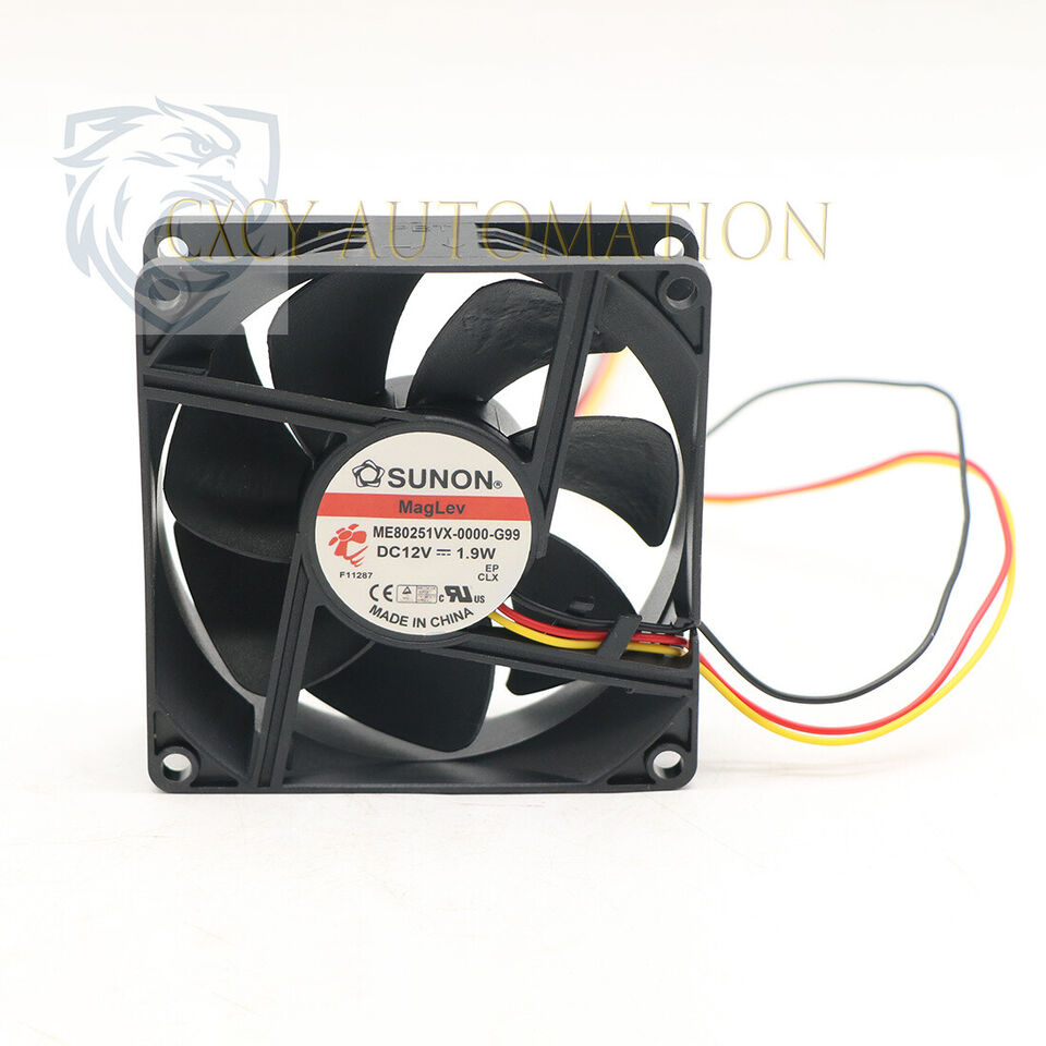 new 1PC Cooling fan 12V 1.9W 3wire 80*25mm~ ME80251VX-0000-G99 - MODCON