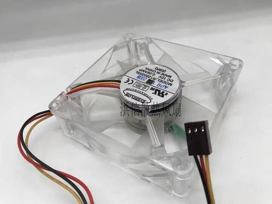 new 1 pcs fan 8cm 3 wire cooling fan R128025SL DC12V 0.09A 8025 - INDUSTRALPRO