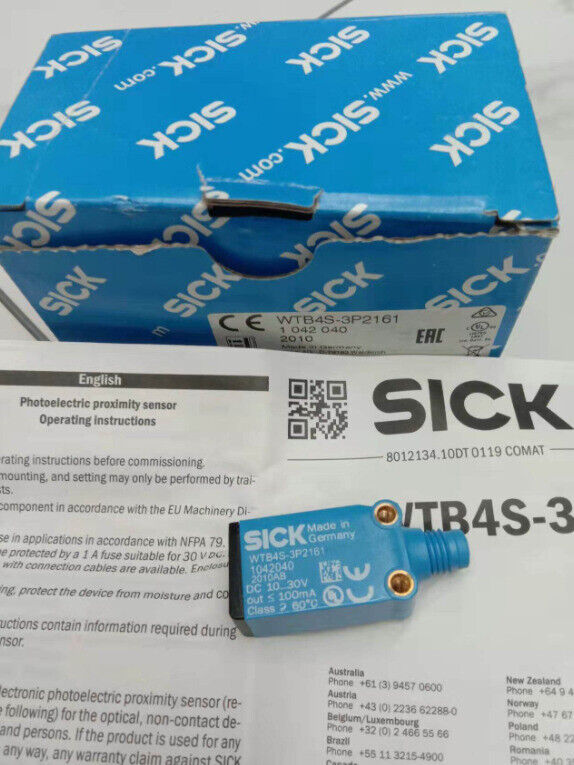 new SICK WTB4S-3P2161 Photoelectric Sensor One WTB4S3P2161 - SICK