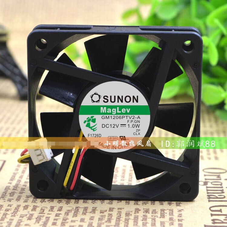 used 1 pcs Projector Maglev Mute Cooling Fan   6025 12V 1.0W GM1206PTV2-A