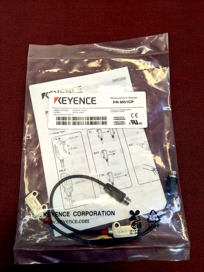 new 1PC Keyence PR-M51CP Photoelectric Sensor PRM51CP - KEYENCE