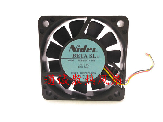 new 1PC BETASL 6CM Copier Cooling Fan D06R-24TH 16B 24V 0.10A - BETASL
