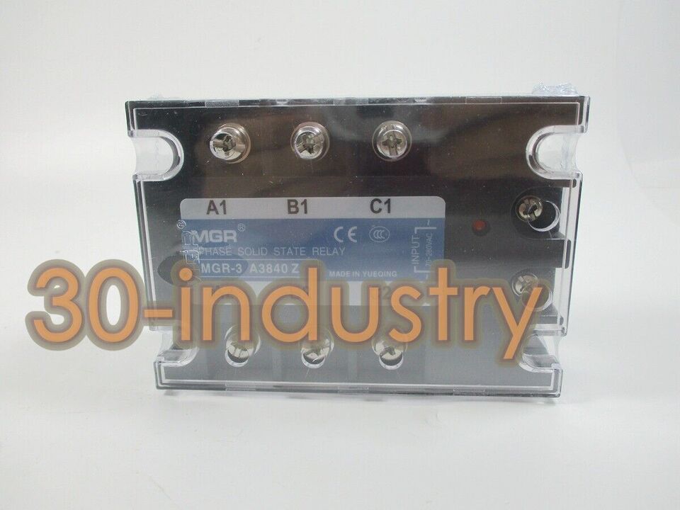 new 1PCS FOR 3-phase Solid State Relay MGR-3 A3840Z GMR 40A 380VAC 70-280VAC