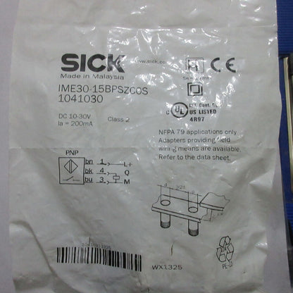 new SICK IME30-15BNSZC0S Proximity Switch One IME3015BNSZC0S - SICK