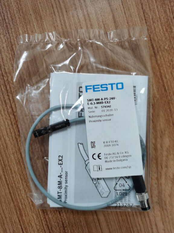Festo SMT-8M-A-PS-24V-E-03-M8D-EX2 Proximity Sensor - FESTO