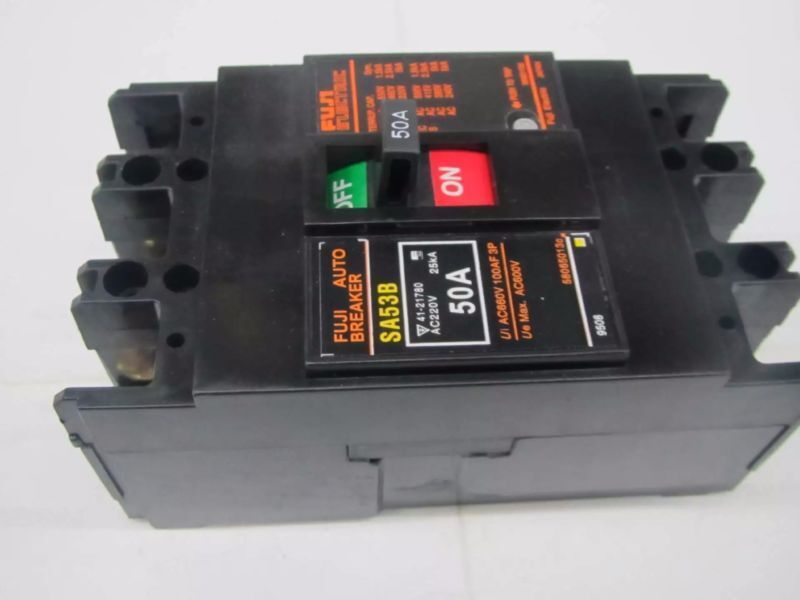 New Fuji SA53B 1PC 3P 50A Molded Case Circuit Breaker - FUJI