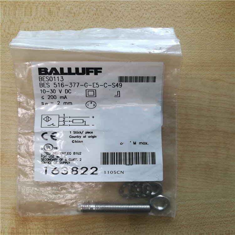 1PC BALLUFF BES 516-377-G-E5-C-S49 Proximity Sensor - BALLUFF