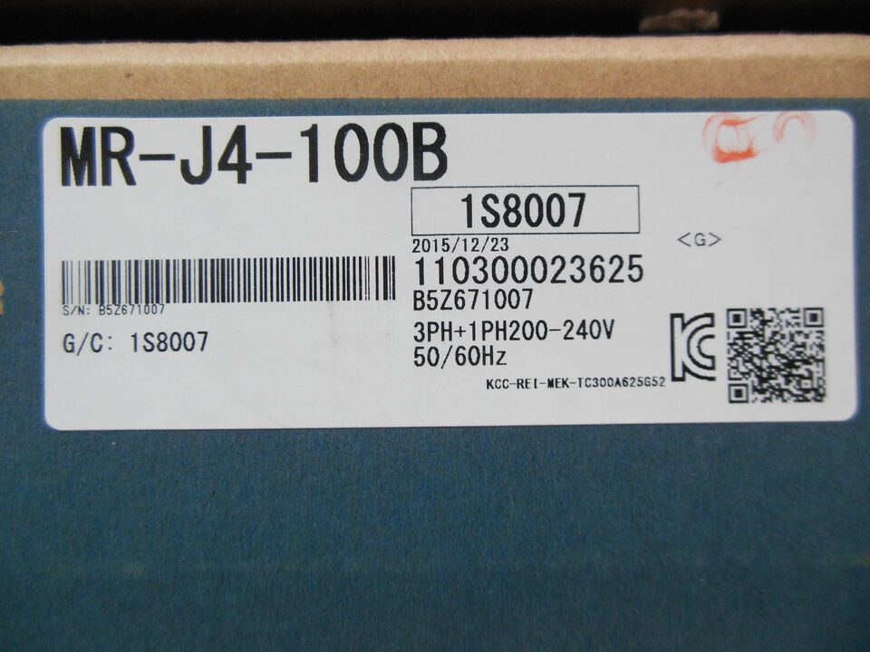 new 1PC Mitsubishi MR-J4-100B Servo Drive MRJ4100B In Box ping - MITSUBISHI