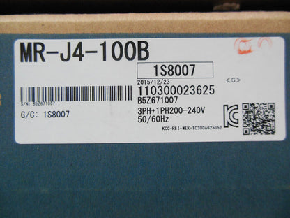 new 1PC Mitsubishi MR-J4-100B Servo Drive MRJ4100B In Box ping - MITSUBISHI