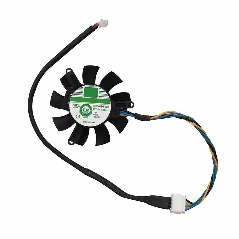 used 1PC for 5V 0.35A Graphics Card 4pin 50*50*10mm Cooling Fan MGT5005XF-W10 - KOEED