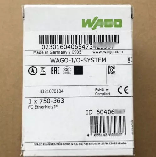new 1PC Wago 750-363 PLC Module 750363 ping - WAGO