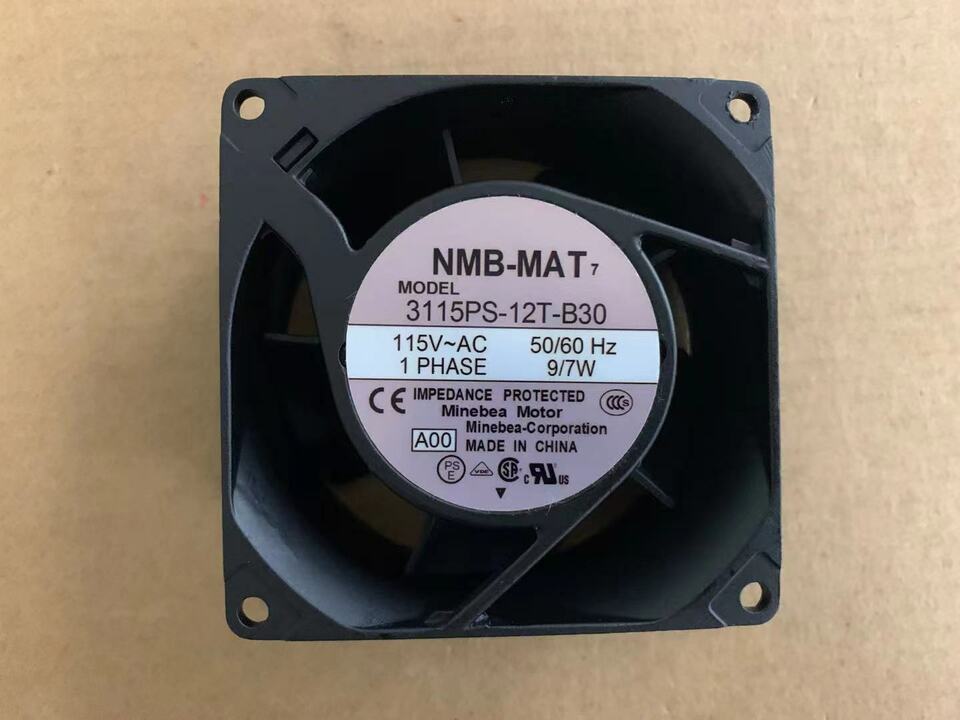new 1PC Aluminum frame high temperature fan AC115V 80X80X38MM 3115PS-12T-B30 - INDUSTRIAL COMPONENTS