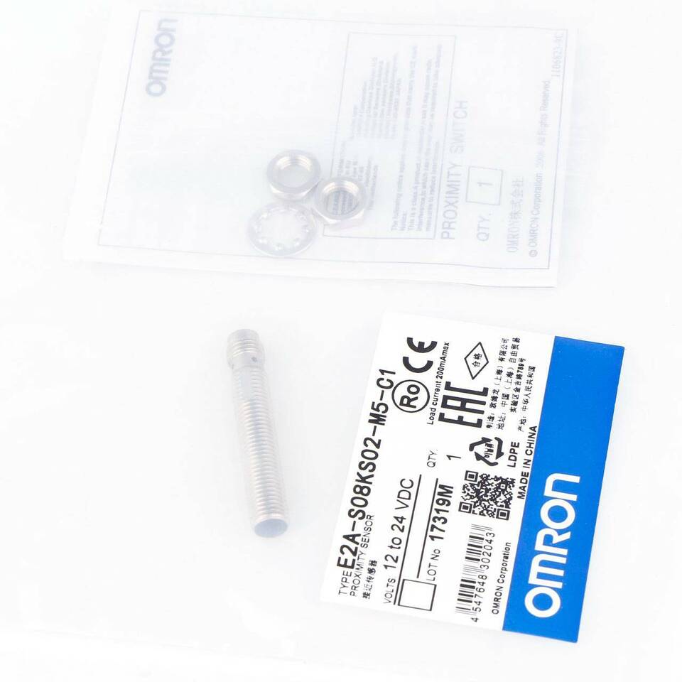 new Omron E2A-S08KS02-M5-C1 Proximity Switch One E2AS08KS02M5C1 - OMRON