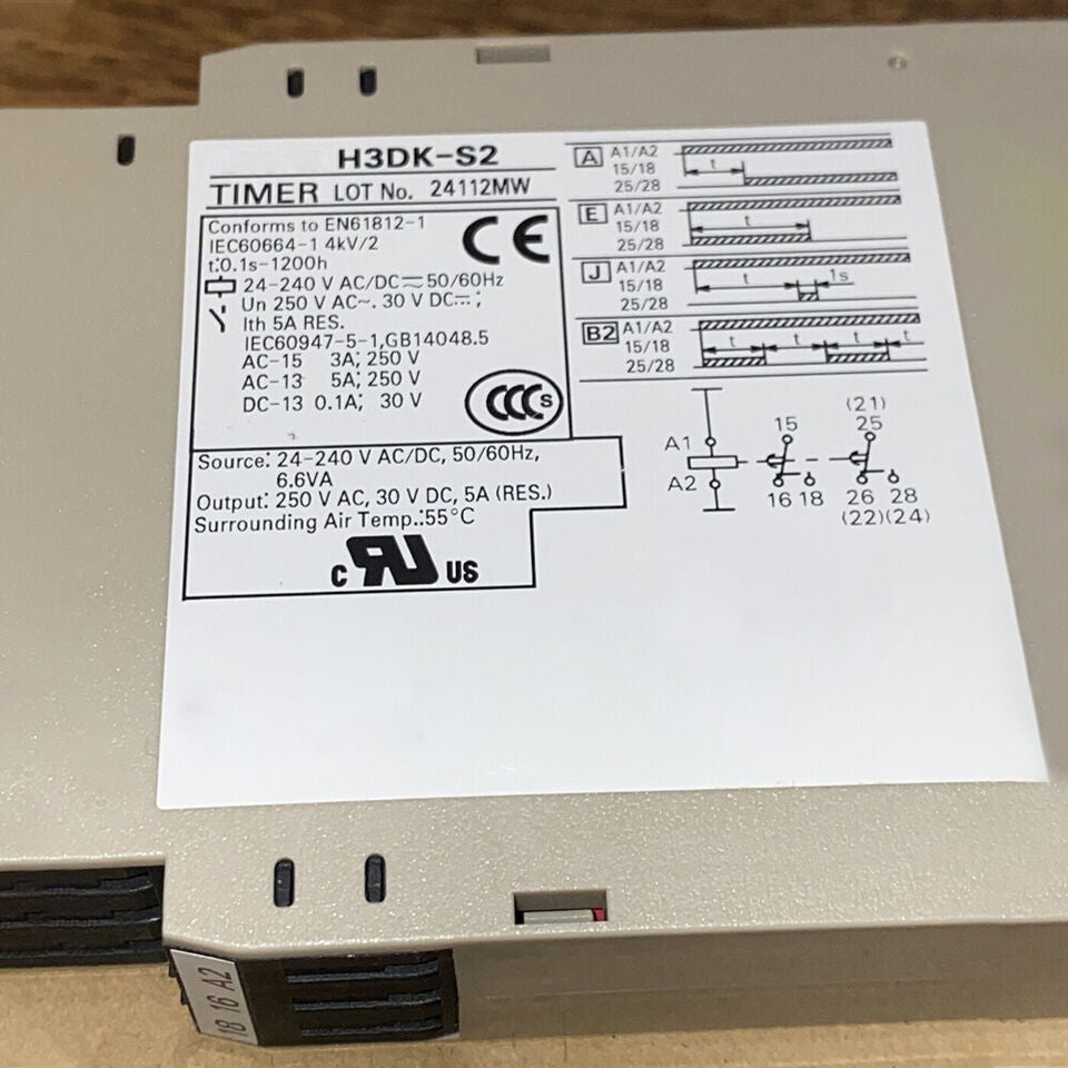 new Omron H3DK-S2 Timer Relay One H3DKS2 - OMRON