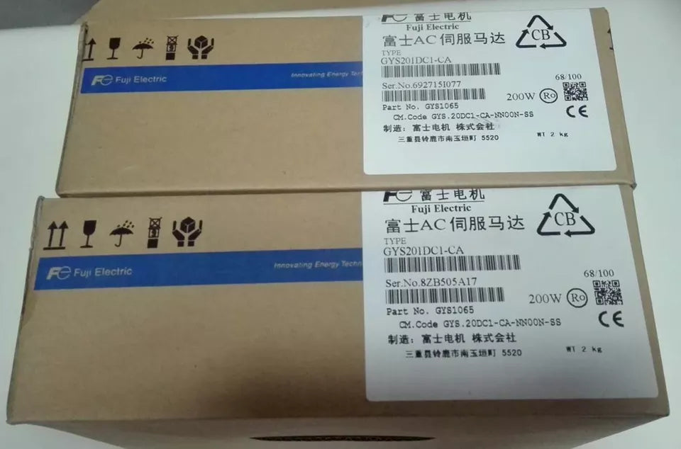 new One Fuji GYS201DC1-CA Servo Motor In Box ping GYS201DC1CA - FUJI
