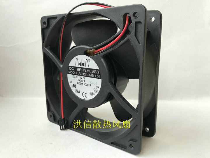 new 1PC DC 12V 0.35A 12038 12CM 2 Pin Fan AD1212MB-F51 - OMRON