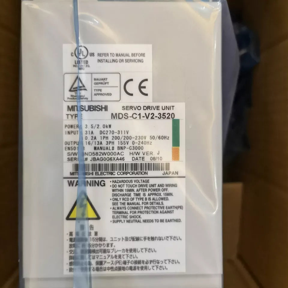 new Mitsubishi MDS-C1-V2-3520 Servo Drive 1PC MDSC1V23520 ping - MITSUBISHI