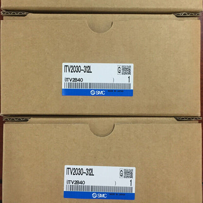 1PC SMC ITV2030-312L Solenoid Valve, Pressure Range: 1.6-9 bar, Flow Rate: 0.5-1.2 L/min, Temperature Range: 0-60°C, Mounting Type: Direct Mount - SMC