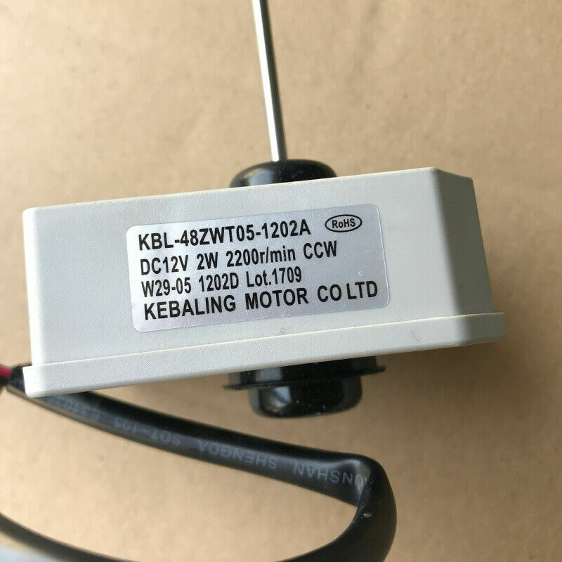 new 1PC KBL-48ZWT05-1202A DC 12V 2200r/min Omar Refrigerator Fan Motor Kit Set - OMAR