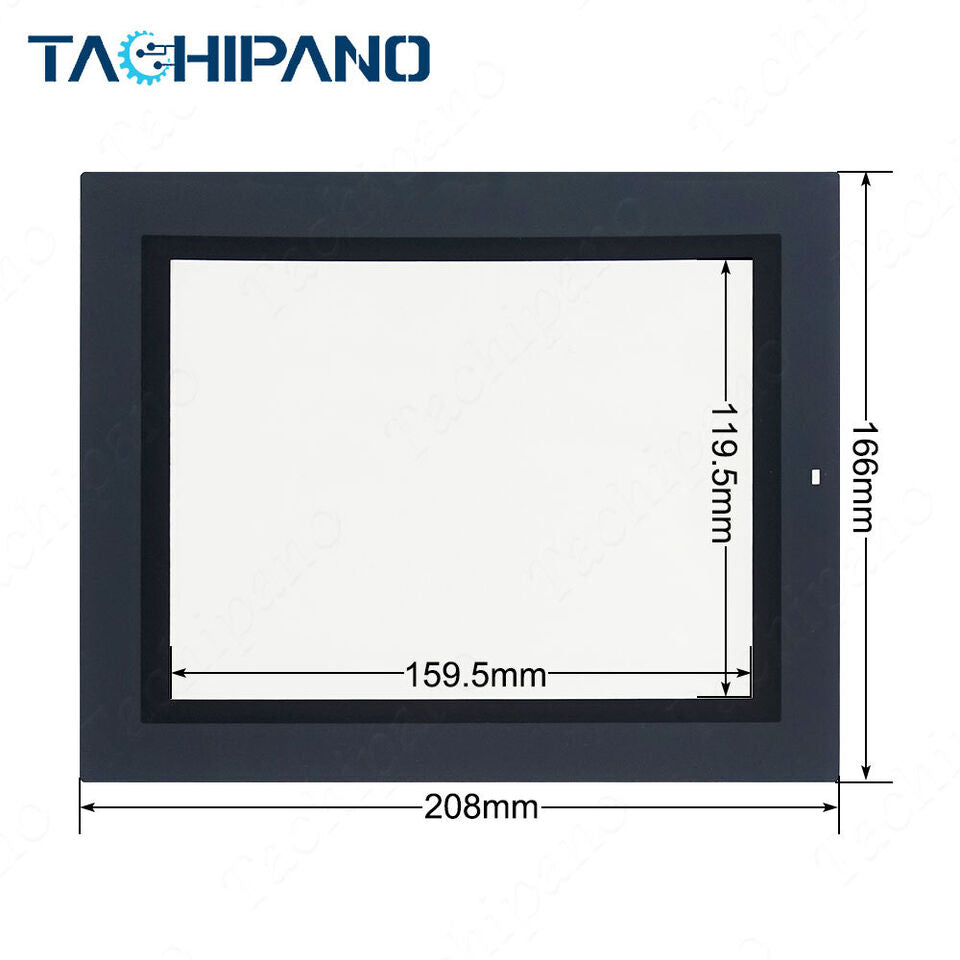 VT3-V7R Touch Screen Panel Glass with Protective Film - V-TEK