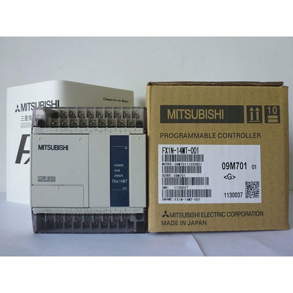 new Mitsubishi FX1N-14MT-001 PLC One FX1N14MT001 - MITSUBISHI