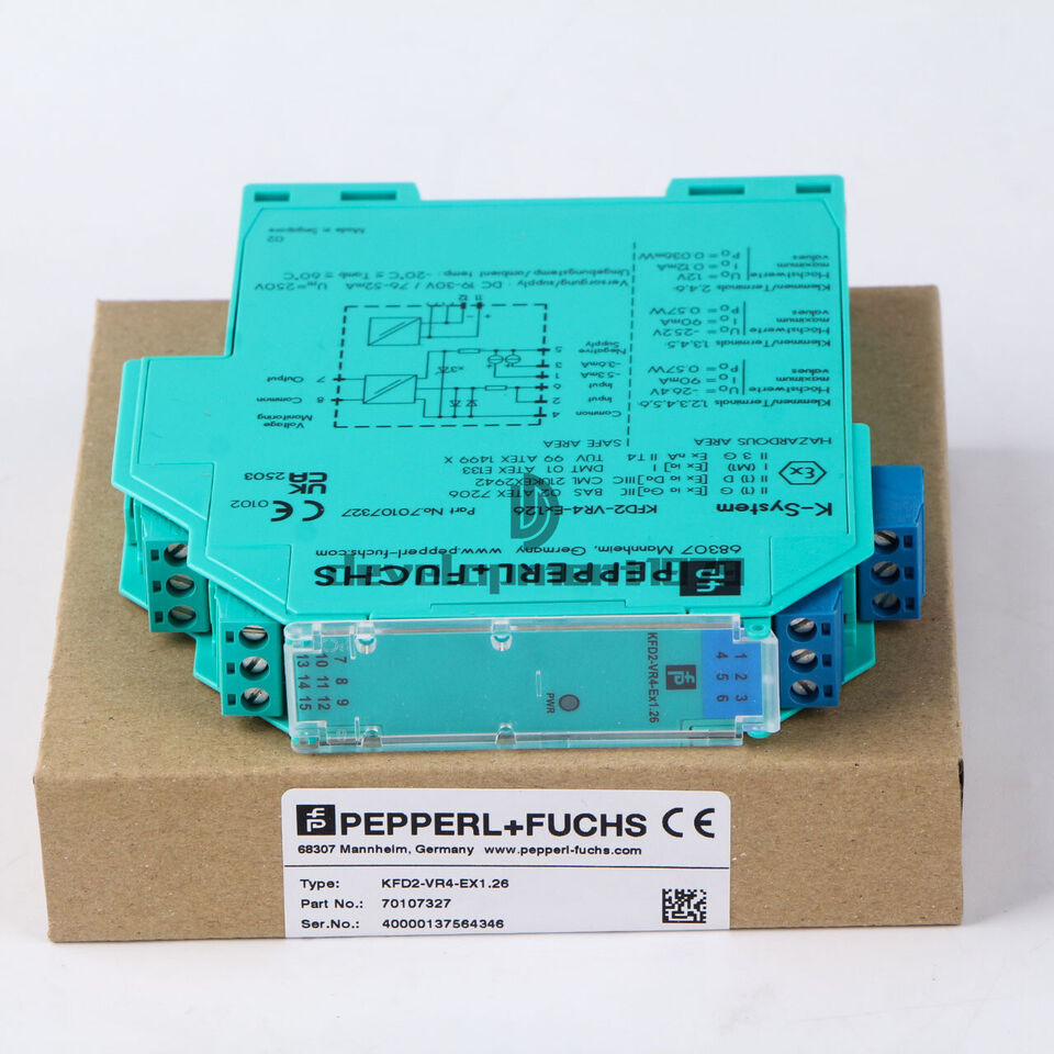 Pepperl+Fuchs Safety Barrier KFD2-VR4-EX1.26 - PEPPERL+FUCHS