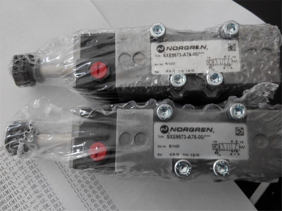 new One  NORGREN SXE9573-A76-00 Solenoid Valve In Box ping