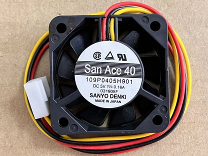 new 1pcs 4CM 5V 0.16A 4cm fan 3pin San Ace 40 109P0405H901 - SAN ACE