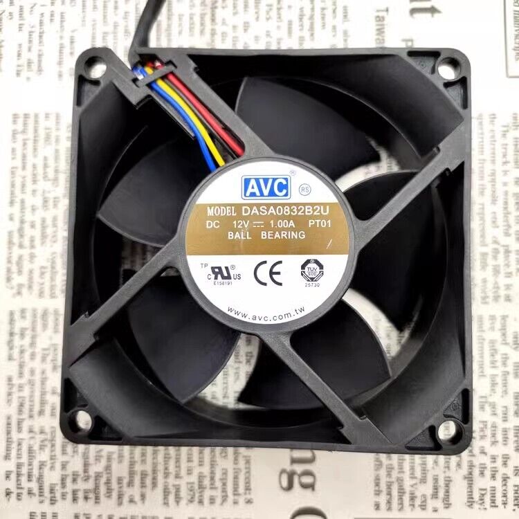 new 1PC 12V 1.0A 8cm fan 4-wire B3 port DASA0832B2U 8032 - VENDOR NAME