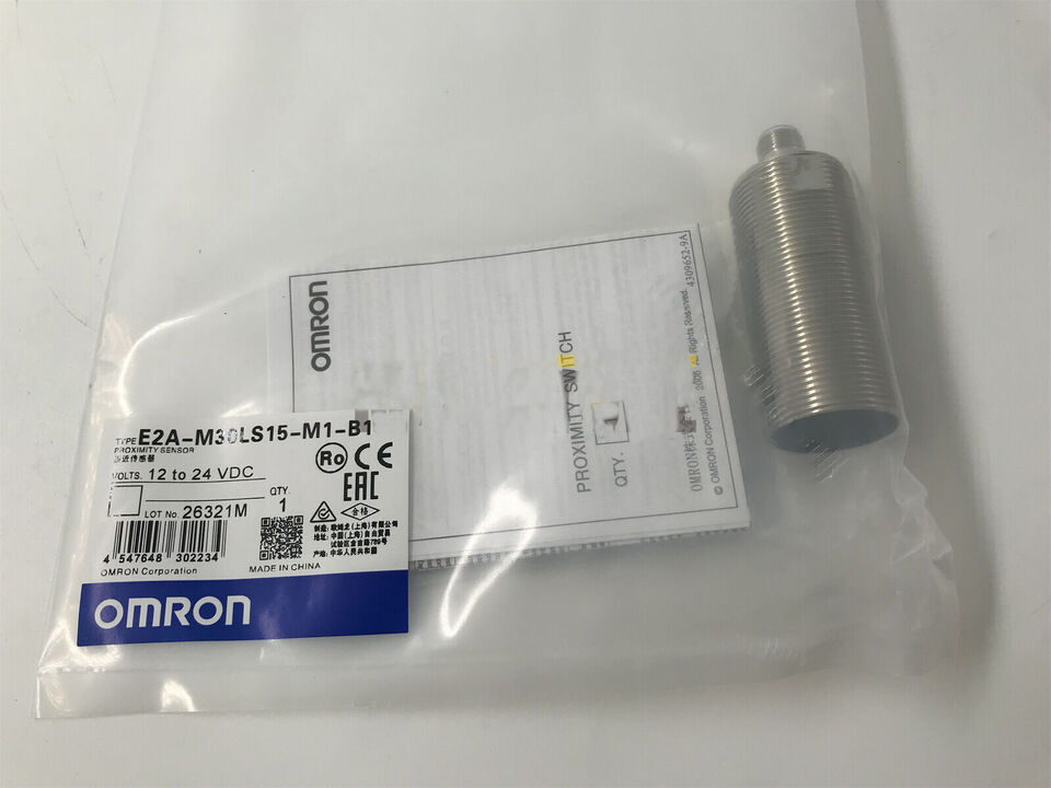 new Omron E2A-M30LS15-M1-B1 Proximity Sensor One E2AM30LS15M1B1 - OMRON