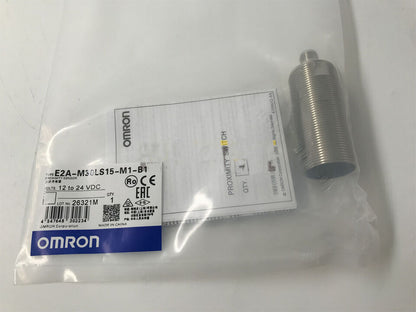 new Omron E2A-M30LS15-M1-B1 Proximity Sensor One E2AM30LS15M1B1 - OMRON