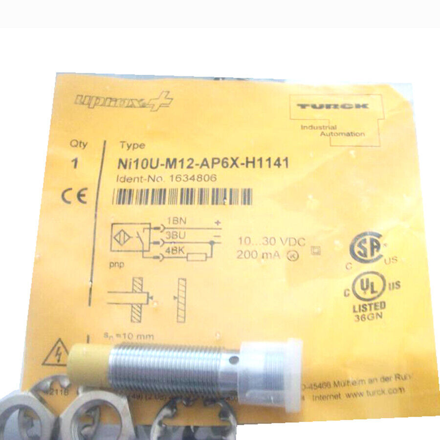 new 1PC  TURCK NI10U-M12-AP6X-H1141 Proximity Switch ping