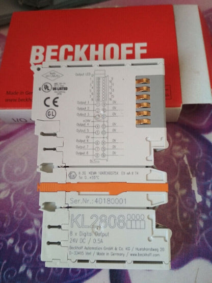 Beckhoff KL2808 PLC Module In Box Fast - BECKHOFF